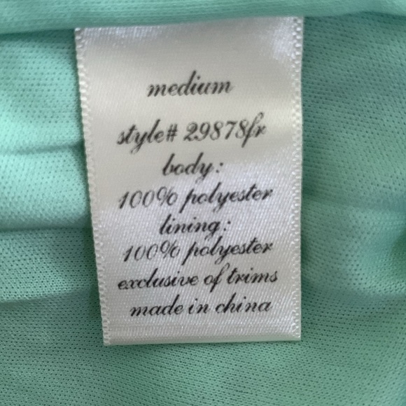 NWT Alya from Francesca"s Green Lace Dress Size L - Picture 8 of 12